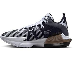 NIKE Men's Lebron James Witness 7 Baketball Shoes White 44