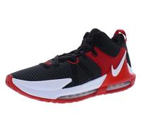 Nike Men's Lebron Witness VII Sneaker, Black/White/University Red, 10.5 UK