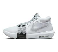 NIKE Men's Lebron Witness VIII Three Quarters Tall, White Black Grey White Black Lt Smoke Grey, 9.5 UK