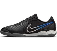 NIKE Men's Legend 10 Academy Ic Football Shoe, Black Chrome Hyper Royal, 10.5 UK