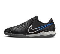NIKE Men's Legend 10 Academy Ic Football Shoe, Black Chrome Hyper Royal, 8 UK