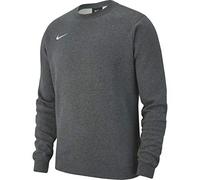 Nike Men's M CRW FLC TM CLUB19 Sweatshirt, Charcoal Heathr/(White), XL