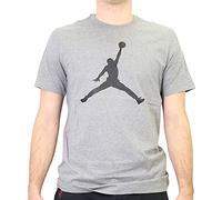 NIKE Men's M J Jumpman SS Crew T-Shirt, Carbon Heather/Black, XL