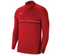 NIKE Men's M Nk Df Acd21 Dril Top Sweatshirt, Red White, XL UK
