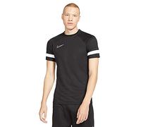 NIKE Men's M Nk Df Acd21 Top T Shirt, Black/White/White/White, L UK