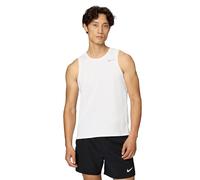 NIKE Men's M Nk Df Miler Tank TOP/Singlet, White/Reflective Silver, L