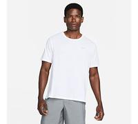NIKE Men's M Nk Df Miler Top T shirt, White/(Reflective Silv), L UK