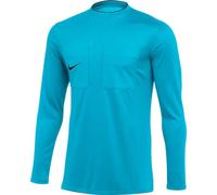 NIKE Men's M NK DF REF II JSY LS T-Shirt, Chlorine Blue/Black, L