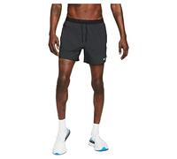 NIKE Men's M NK DF Stride 5IN BF SHRT T-Shirt, Black/Black/Slicctive Silv, S