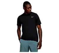 NIKE Mens M Nk Df Tee Dfc Crew Solid T-Shirt, Black/(White), M EU