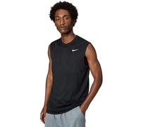 NIKE Men's M NK DF TEE RLGD SL Reset T-Shirt, Black/Matte Silver, L