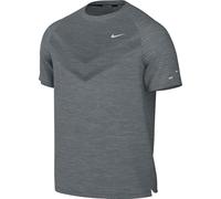 Nike Men's M NK DFADV Stride SS TOP T-Shirt, Smoke Grey/HTR/Reflective Silv, S