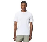 NIKE Men's M Nk Dry Tee Dfc Crew Solid T shirt, White/(Black), XL UK