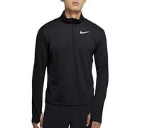 NIKE Men's M Nk Pacer Top Hz Long Sleeved T shirt, Black/Black/(Reflective Silv) (C/O.), L UK