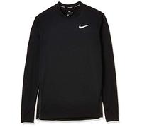 Nike Men's M NK SPHR ELMNT TOP CRW LS 2.0 Long Sleeved T-shirt, Black, Large