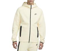 Nike Men's M Nk Tch FLC Fz Wr Hoodie Top, Coconut Milk/Black, S