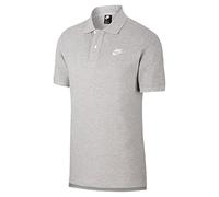 Nike Mens M NSW Ce Matchup Pq Polo Shirt, Dk Grey Heather/(White), S EU