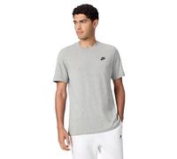 Nike Sportswear Club T-shirt - Short Sleeve - Dk Grey Heather/Black - M UK
