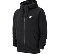 Nike Sportswear Club Men's Full-Zip Hoodie - Black - Cotton S