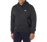 Nike Mens M Nsw Club Hoodie Po Bb Sweatshirt, Black/Black/(White), M EU