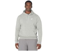 NIKE Men's M Nsw Club Hoodie Po Bb Sweatshirt, Dk Grey Heather/Matte Silver/(White), 3XL UK