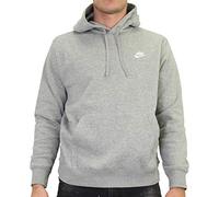 Nike Sportswear Club Fleece Pullover Hoodie Mens S Grey