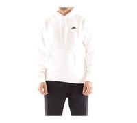 NIKE Men's M Nsw Club Hoodie Po Bb Sweatshirt, White/White/(Black), XS UK