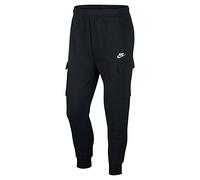 Nike Sportswear Mens Club Fleece Cargo Tracksuit Black Cotton - Size X-Large
