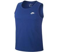 Nike Men's M NSW Club Tank Top, Blue (indigo force / White), S