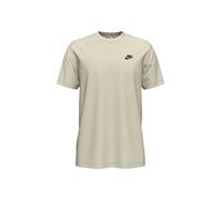 Nike Mens M NSW Club Tee T-Shirt, Sail/(Black), S EU