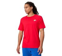 NIKE Men's M Nsw Club Tee T shirt, University Red/(White), S