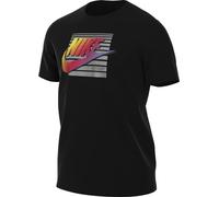 NIKE Men's M NSW TEE 6MO Futura T-Shirt, Black, L