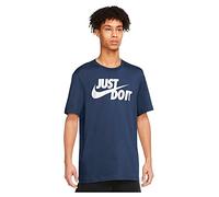 Nike Men's M NSW TEE JUST DO IT Swoosh Sweatshirt, Midnight Navy/White, XL