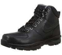 NIKE Men's Manoa Leather SE Sneaker, Black/Black-Gunsmoke, 6 UK