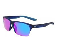 Nike Men's MAVERICK-FREE-E-CU3746-451 Rectangle Sunglasses in Blue Nike Blue One Size