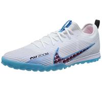NIKE Men's Mercurial Zoom Vapor 15 Pro Tf Sneaker, White Baltic Blue Pink Blast, 9.5 UK