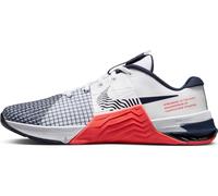 NIKE Men's Metcon 8 Low, White Obsidian Bright Crimson, 10.5 UK