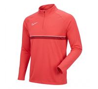 Nike Mens Mid Layer Top 2XL XXL Red Dri Fit 1/4 Zip Breathable Golf Long Sleeve