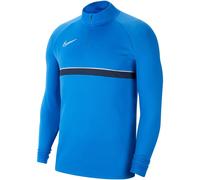 Nike Mens Mid Layer Top Large Blue Dri-Fit 1/4 Zip Lined Golf Sustainable