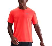 Nike Mens Miler Running Shirt L Orange Dri-Fit Training Fitness DV9315-635