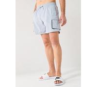 Nike Mens Multi Pocket 7 Inch Volley Swim Short, Grey, Size S, Men Grey