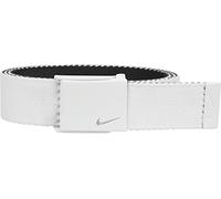 Nike mens New Tech Essentials Reversible Web Belt, White/Black, One Size US