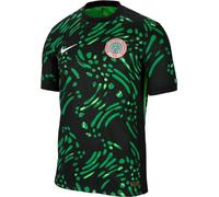 Nike Men's Nigeria Herren Dri-fit Adv Match JSY Short-Sleeve Away Top, Black/Lucky Green/White, S
