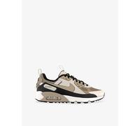 Nike Mens Nike Air Max 90 Drift Leather and Mesh Low-Top Trainers Light Orewood Brown Khak 7.5