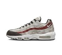 NIKE Men's Nike Air Max 95 Sneaker, Light Bone Summit White Khaki Dune Red, 7.5 UK