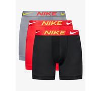 Nike Mens Nike Essential Micro Pack Of Three Jersey Boxer Briefs Rd ry/Gold Multi Wb M