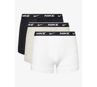 Nike Mens Nike Essential Pack Of Three Cotton-Stretch Trunks Adobe Brown XS