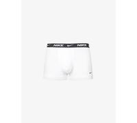 Nike Mens Nike Pack Of Three Branded Regular-Fit Stretch-Cotton Trunks White XS