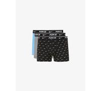Nike Mens Nike Pack Of Three Everyday Stretch-Cotton Jersey Trunks Print/Grey/Blue S