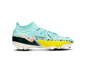 NIKE Men's Nike Phantom Gt2 Academy Dynamic Fit Mg Sneaker, Glacier Ice Black Yellow Strike, 9.5 UK